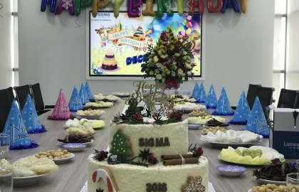 Tiệc sinh nhật tháng 12 tại Sigma – Đong đầy yêu thương ngày cuối năm