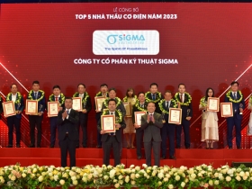 Sigma was hornored to win the title of Top 5 Prestigious Vietnamese M&E Contractors 2023