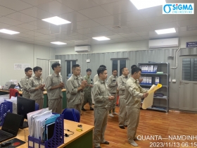 Sigma tổ chức lễ nhập trạch tại dự án Nhà máy Quanta Computer Nam Định và nhà máy Foxconn Bắc Giang