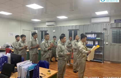 Sigma held a Housewarming ritual at the Quanta Computer Nam Dinh Factory project and the Foxconn Bac Giang Factory