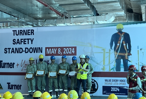 Sigma phối hợp cùng Turner tổ chức chương trình Safety Stand Down 2024 tại dự án Tiến Bộ Plaza