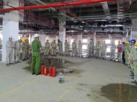 Sigma Organizes Firefighting and Rescue Training Program at MCC Vietnam Project