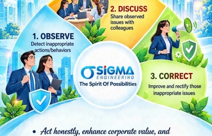Sigma embraces 2026 Corporate Ethics Month: Doing the right thing and fostering a speak-up culture