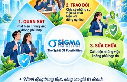 Sigma hưởng ứng Tháng Đạo đức Doanh nghiệp 2026: Làm điều đúng đắn, xây dựng văn hóa lên tiếng