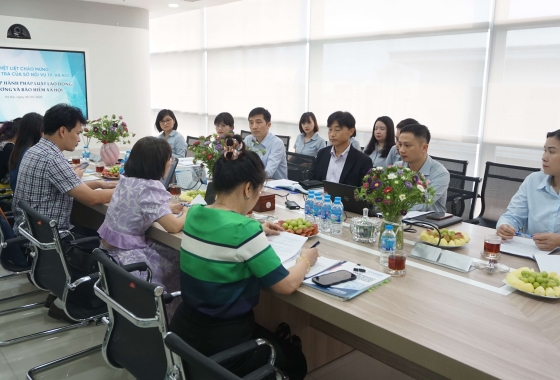 Sở Nội vụ thành phố Hà Nội kiểm tra việc chấp hành pháp luật lao động tại Công ty Cổ phần Kỹ thuật Sigma