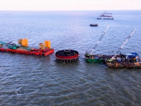 A Milestone of 760 Pile Points offshore: Sigma achieves a key milestone at The Soc Trang 7 Nearshore Wind Farm Project