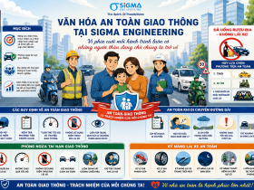 Xây dựng Văn hóa An toàn giao thông tại Sigma Engineering – Vì mỗi hành trình bình an là một lần trở về trong yêu thương.